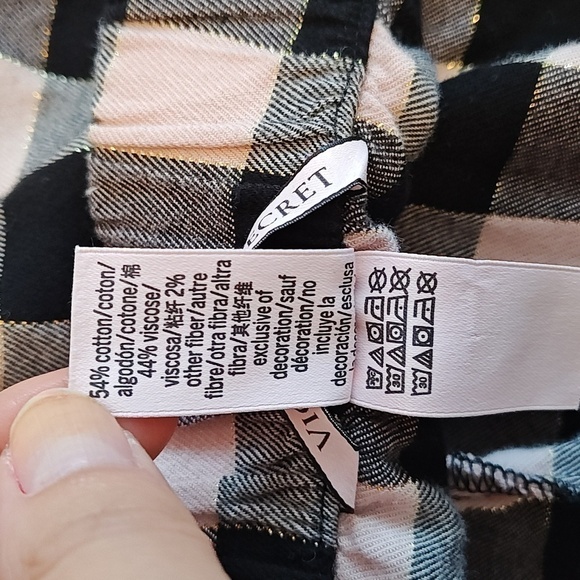 Women Victoria Secret Pull Up Pajama Pants size medium - Picture 9 of 10